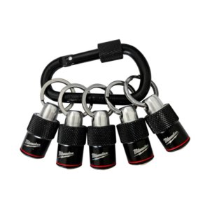 QUICK RELEASE BIT HOLDER W/ CARABINER 5PK