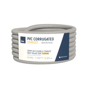 CONDUIT PVC FLEXIBLE HD 25MM GRY FROM 25M ICS
