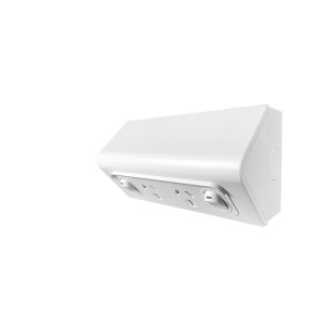 POWERPOINT HOR 2G 10A DEEP WHT VYNCO METRO OUTDOOR