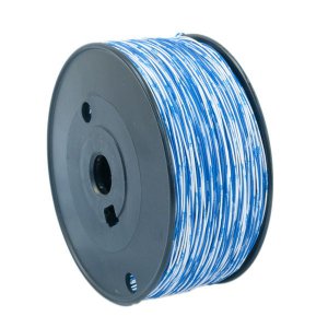 CABLE JUMPER WIRE BLUE/WHITE 0.5MM 2C TAC PVC NY (200M/REEL)