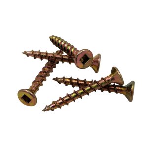 SUREFIX SCREW SQUARE DRIVE ZINC 25MM X 6G (JAR 500)