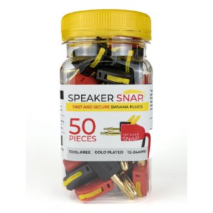 BANANA PLUGS BP050PC RED/BLACK SPEAKER SNAP