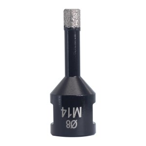 DRILL VACUUM BRAZED DIAMOND CORE M14 SHANK 8MM BLU-MOL XTR