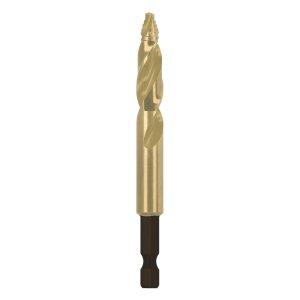 DRILL STEP HEX SHANK M2 TITANIUM COATED 6.5MM BORDO