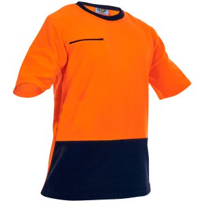 SHIRT TEE D/O POLAR FLEECE 280GM FLOR/NA XL CAUTION