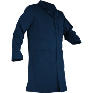 OVERALL 100% COTTON DUSTCOAT NAVY 16/132 CAUTION