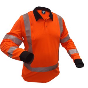 POLO TTMC-W17 X-BACK L/S MICROVENT FLOR 7XL CAUTION