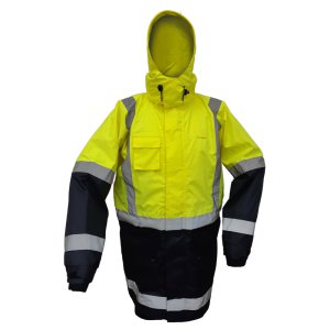 JACKET D/N FLYE/NA 8XL CAUTION