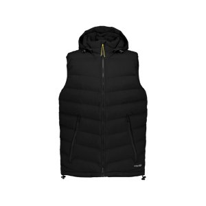 VEST UNISEX PUFFER STREETWORX HOODED BLK M