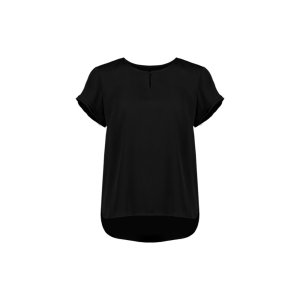 BLOUSE WOMENS EVELYN S/S BLK 10 BIZ CORPORATES