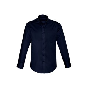 SHIRT MENS DALTON L/S NAVY 2XL BIZ COLLECTION
