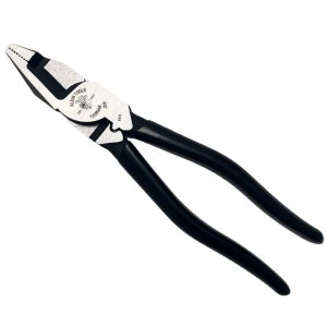 PLIERS CROSS CUT DIPPED GRIPS 220MM BLACK KLEIN