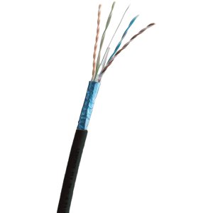 DATA CABLE CAT6A F/UTP GEL FILLED EXTERNAL BLK 500M LEGRAND