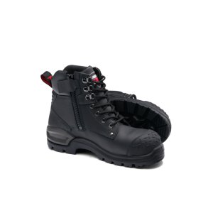 BOOT ZIP SIDE KEVLAR STITCH RIDGEBACK BLK 5 JOHN BULL 4992