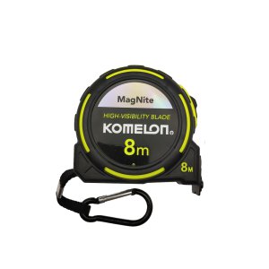 TAPE MEASURE POCKET HI-VIS 8MX25MM KOMELON MAGNITE