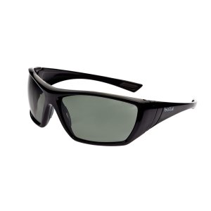 EYEWEAR SAFETY SPEC HUSTLER SMOKE POLARIZE LENS GO-GREEN