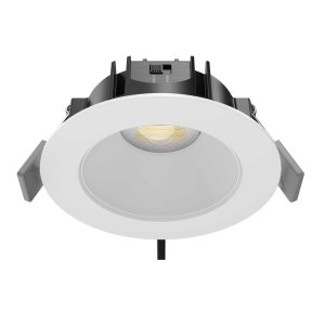 DOWNLIGHT LED FIXED LOW GLARE 8W 27/30K SWITCHABLE WHT