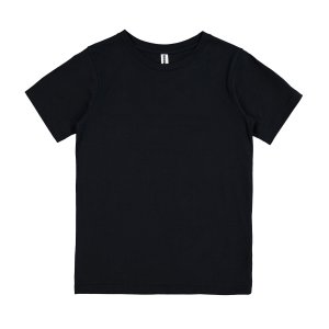 SHIRT MENS S/S TEE BASIS BLACK M GOOD MATES