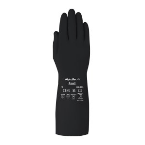 GLOVE CHEMICAL BUTYL BLK 9 ALPHATEC
