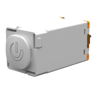 MECH PUSH BUTTON UNIV DIM WHITE VYNCO