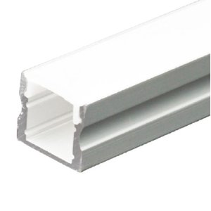 LINEAR EXTRUSION OPAL DIFFUSER SATIN 17MMX15MMX2M