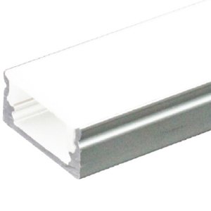 LINEAR EXTRUSION OPAL DIFFUSER SATIN 17MMX9MMX2M