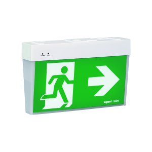 LIGHT EMERGENCY FLEXO LED EXIT 24M WHITE LEGRAND