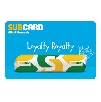 Corys Subway Gift Card