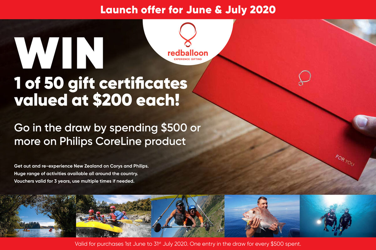 Philips and Corys with Red Balloon Voucher